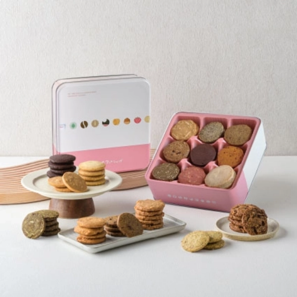 小鱷先生鐵盒餅乾:九宮格餅乾