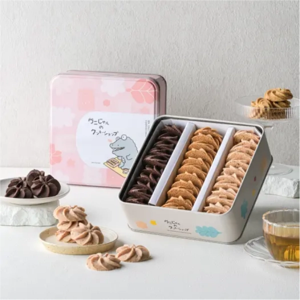 小鱷先生鐵盒餅乾:莓果綜合曲奇