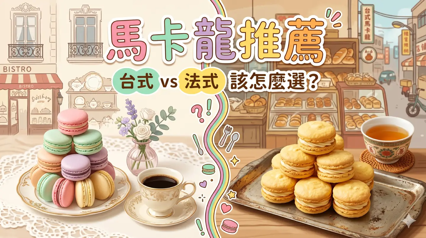 馬卡龍推薦｜台式平價 vs 法式奢華，不同價位與口味該怎麼選？