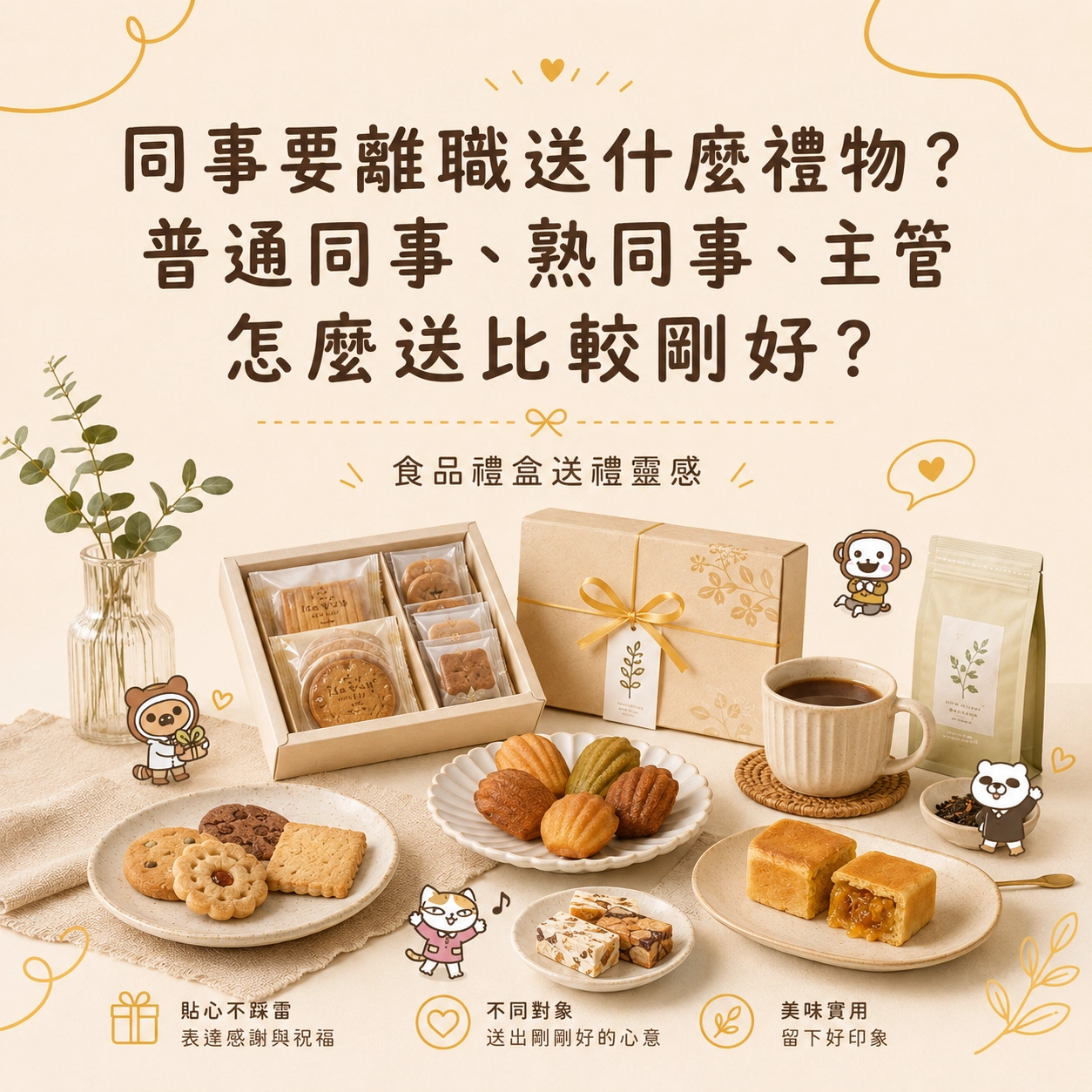 同事要離職送什麼禮物？普通同事、熟同事、主管怎麼送比較剛好？