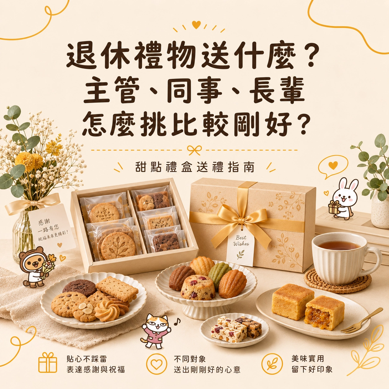 退休禮物送什麼？主管、同事、長輩都適合的送禮挑選方式